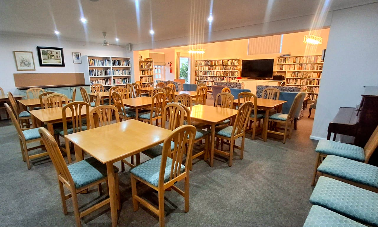 Communal dining hall